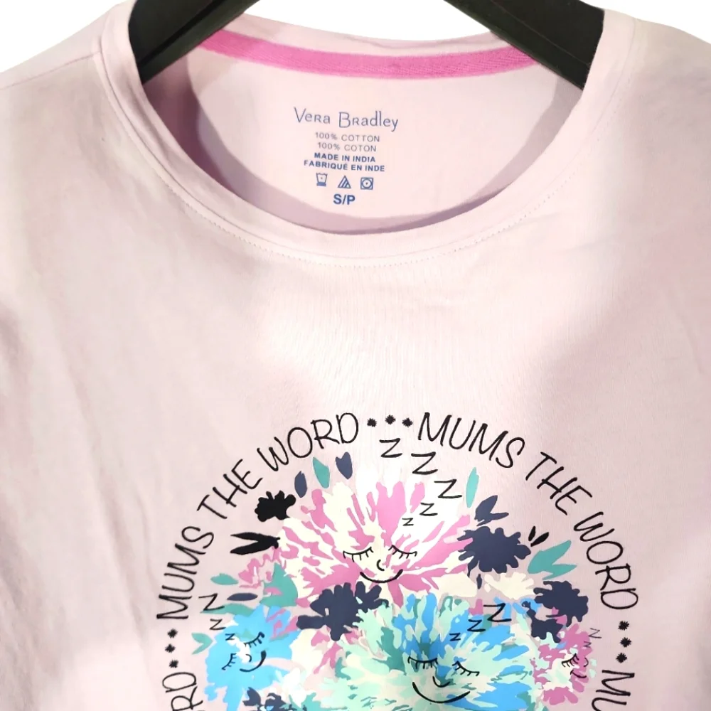 Vera Bradley Lavender Long Sleeve with Floral Design - Picture 2 of 8
